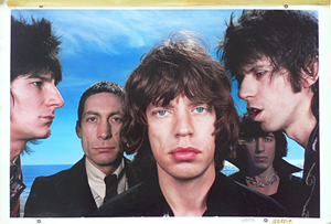 Album artwork for the Rolling Stones' 'Black and Blue,' shot by Hiro. - garyrocks.wordpress.com