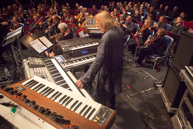 Rick Wakeman, who plays with ARW at Clearwater's Ruth Eckerd Hall on Friday. - © Lee Wilkinson 2016