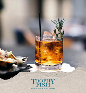 Reimagined boat drinks accompany the food. - COURTESY OF TROPHY FISH