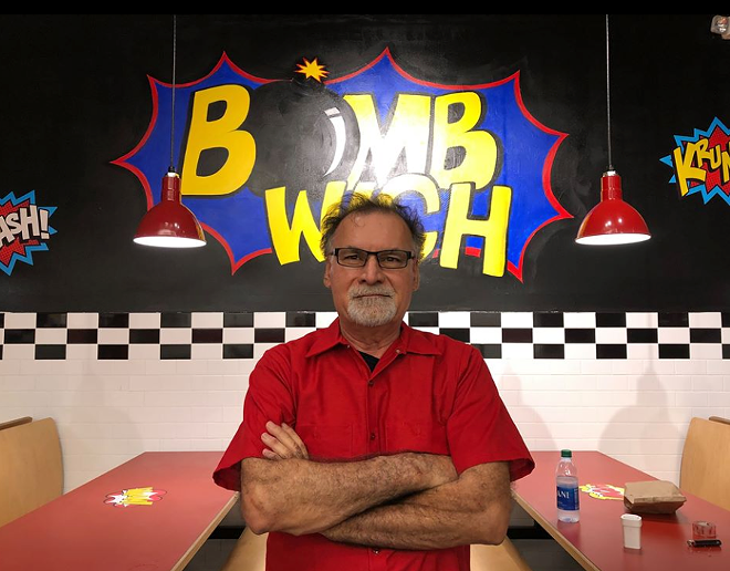 Ferydoun Darshad (pictured) and his son Pierce are creating speciality sandos at the new BombWich. - BOMBWICH/ FACEBOOK