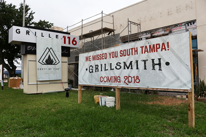 GrillSmith, started in Clearwater, is taking over the former site of South Tampa's Grille One Sixteen. - Meaghan Habuda