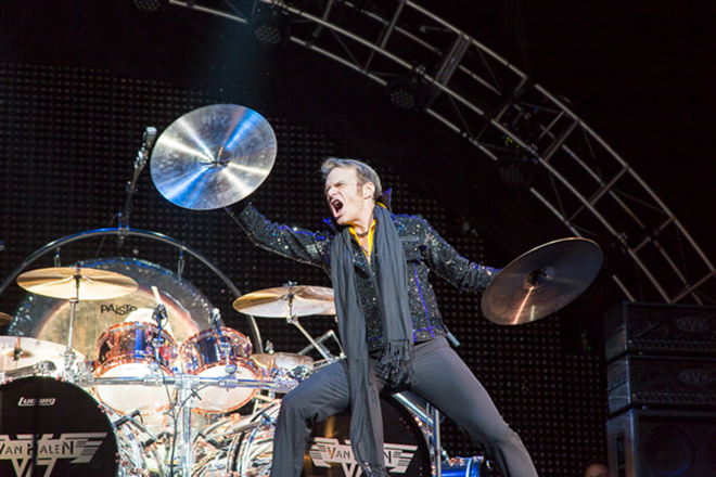 David Lee Roth with Van Halen at the MidFlorida Credit Union Amphitheater Sun., Sept. 13, 2015 - Tracy May