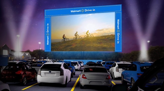 Tampa Bay Walmarts will transform their parking lots into free drive-in movie theaters next week