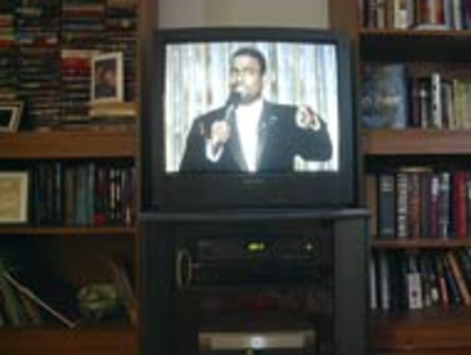 HOST WITH THE MOST: Chris Rock upped the Oscars' appeal with an edgy opening monologue. - Scott Harrell