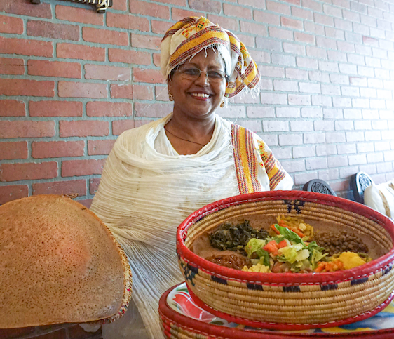 Queen of Sheba owner Seble Gizaw launched her restaurant in 2007 serving up traditional Ethiopian cuisine. - ALEXANDRIA JONES