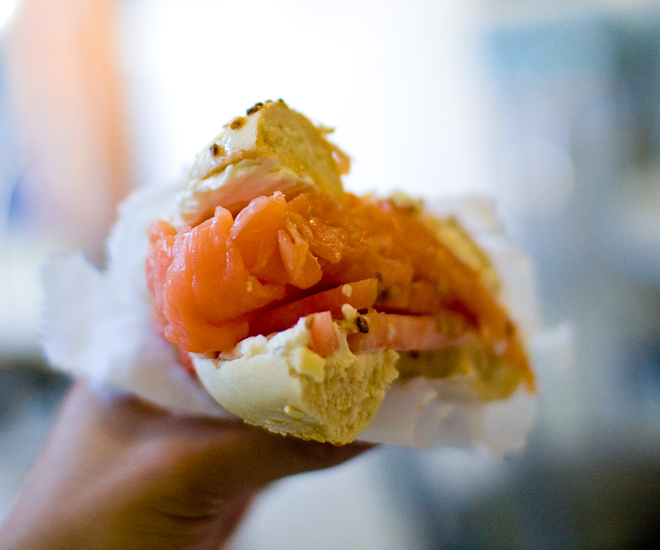 The classic combination of bagels and lox is planned for April's Tampa Bay Jewish Food Festival. - toasty via Flickr