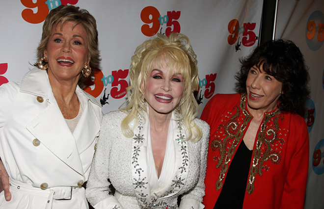 STILL FRIENDS: Jane Fonda, Dolly Parton and Tomlin in 2009. - BRUCE GILKAS