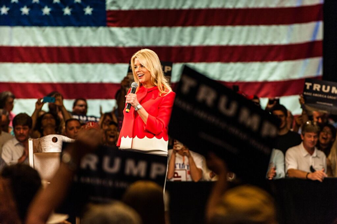Florida Attorney General announces her support of Trump. - Nick Cardello