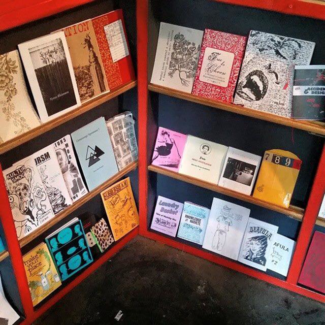 CHECK THESE OUT: Tampa Zine Library at Ybor Daily Market. - cole bellamy