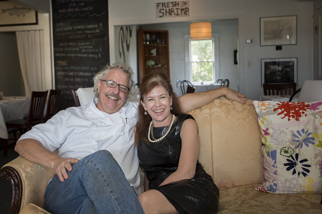 POWER COUPLE: Owner and chef Curtis Beebe and wife Rebecca. - Chip Weiner
