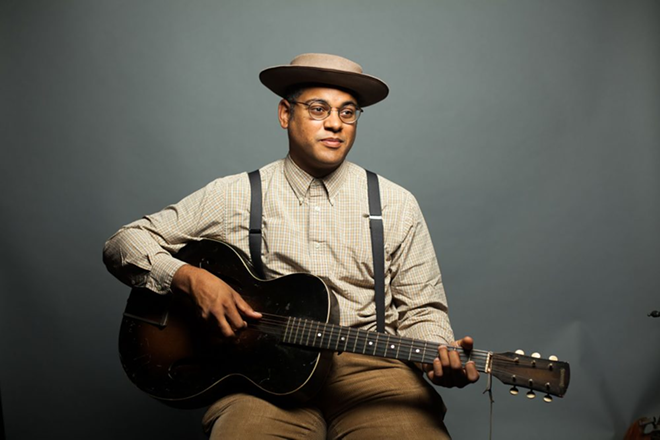 Dom Flemons, who brings his Grammy-nominated 'Black Cowboys' to St. Petersburg’s James Museum on March 2, 2019. - TIMOTHY DUFF