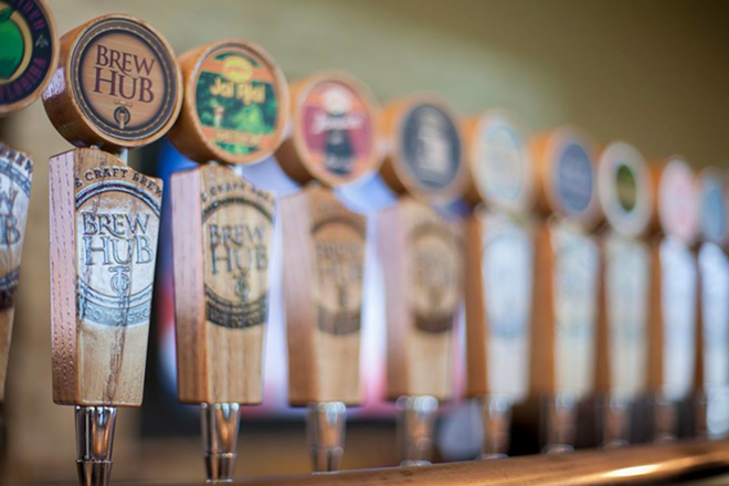 On top of its brewing facility, Brew Hub at 3900 Frontage Road S. in Lakeland has a tasting room with more than 30 offerings. - Brew Hub via Facebook