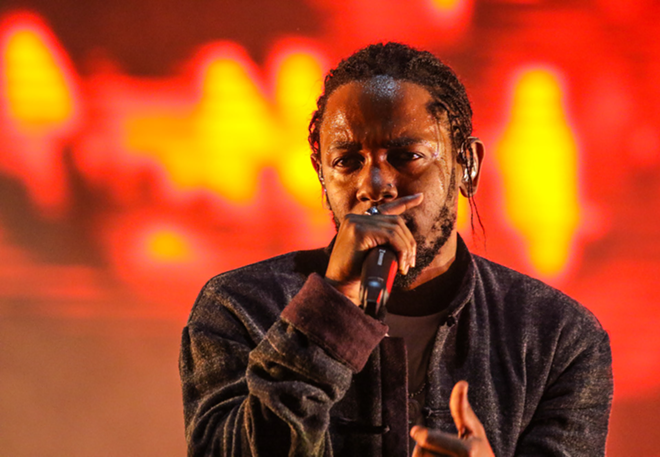Kendrick Lamar, who plays MidFlorida Credit Union Amphitheatre in Tampa, Florida on May 22, 2018. - KEENAN HAIRSTON C/O ROLLING LOUD
