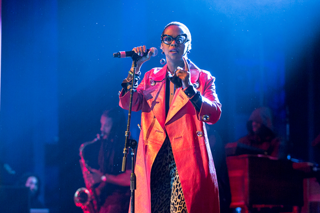 Lauryn Hill plays Mahaffey Theater in St. Petersburg, Florida on December 6, 2016. - Tracy May