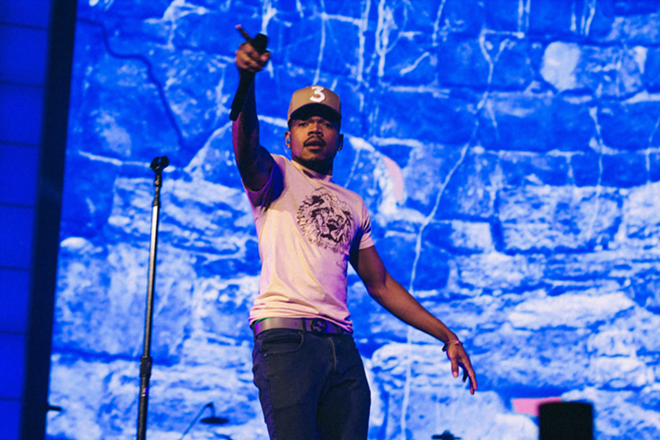Chance the Rapper, who will headline the inaugural Miami Beach Pop Festival in South Beach. - Photo by Anthony Martino