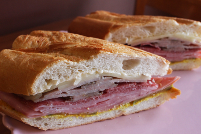 Ready to be pressed, Rosita's Cuban is a hit with Empanada World neighbors. - Meaghan Habuda