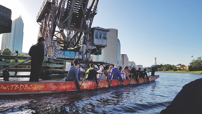 Tampa Bay Dragon Boat Club destroys the myth of the casual paddler