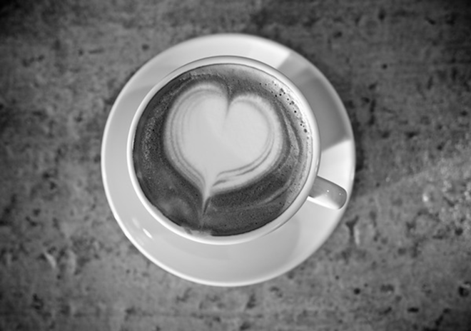 CAFFEINE SCENE: Kahwa Coffee's signature latte. - Todd Bates