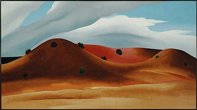NEW MEXICO ENCHANTMENT: Georgia O’Keeffe’s “Grey Hills Painted Red” at the MFA. - Museum of Fine Arts