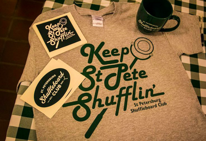 COOL SWAG: Items for sale raise funds for the Shuffle. - DANIEL VEINTIMILLA