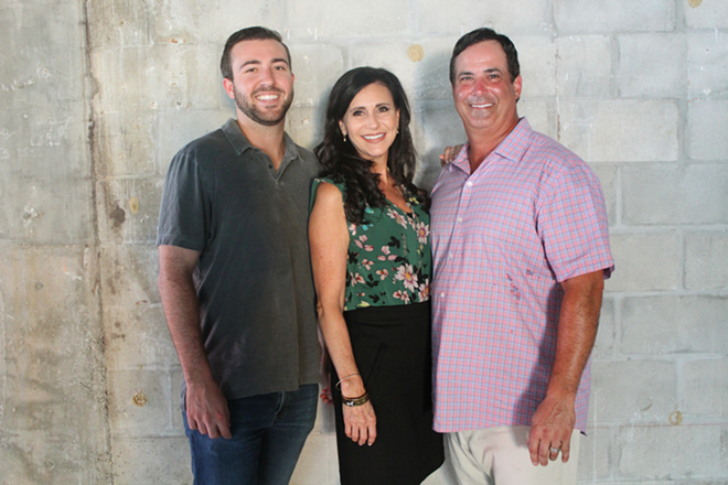 JT Mahoney and Michelle and Chris Ponte are bringing Olivia to the South Tampa community. - Jenna Rimensnyder