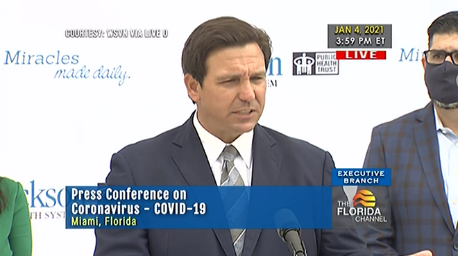 Florida hospitals that don’t distribute coronavirus vaccines fast enough will lose their shots, says DeSantis