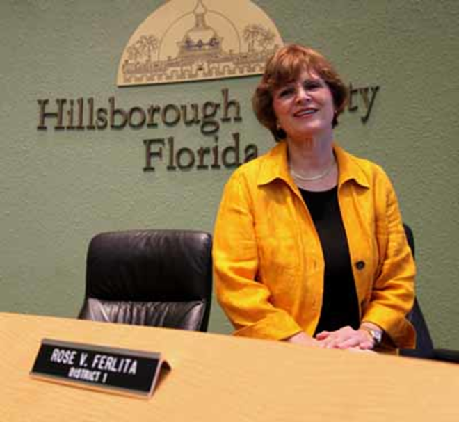 COUNTY SEAT: Ferlita, frequently mentioned as a potential 2011 mayoral candidate, has been a Hillsborough commissioner since 2006. - Phil Bardi
