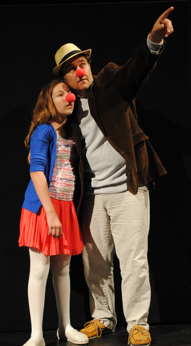 ALL IN THE FAMILY: Hannah Anton and Ned Averill-Snell in A Thousand Clowns. - gene mccolgan