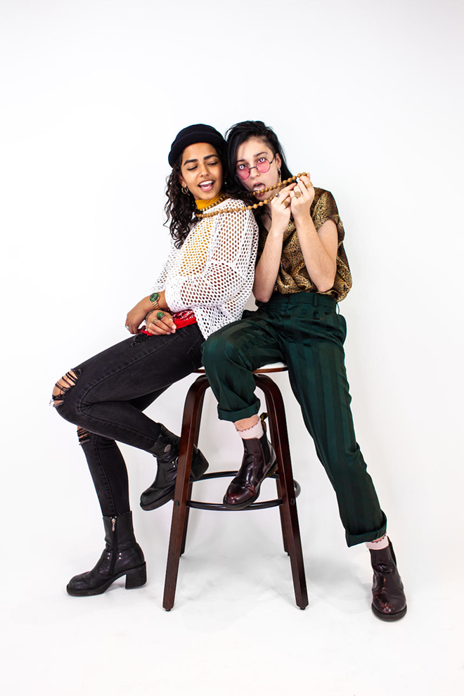 Selena Ferrer (L) and Natalie Depergola. - Photo by Javi Ortiz/ZITROVISION