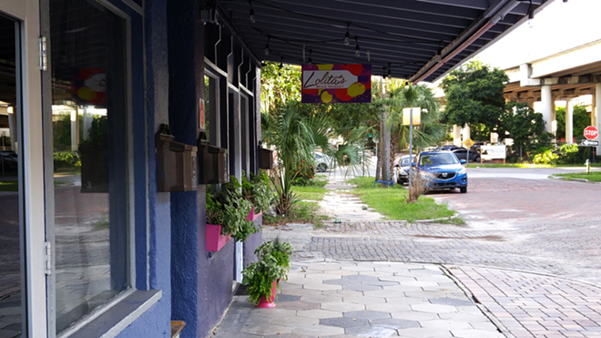 Just off St. Pete's Central Avenue, Lolita's is neighbors with The Burg and Hideaway Cafe. - Meaghan Habuda