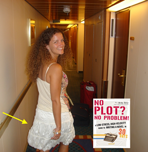 While this was her go-to skirt for a while, a copy of No Plot, No Problem was the most important purchase that day. - Jonathan Kile