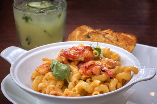 The restaurant's lobster mac and cheese. - Chip Weiner