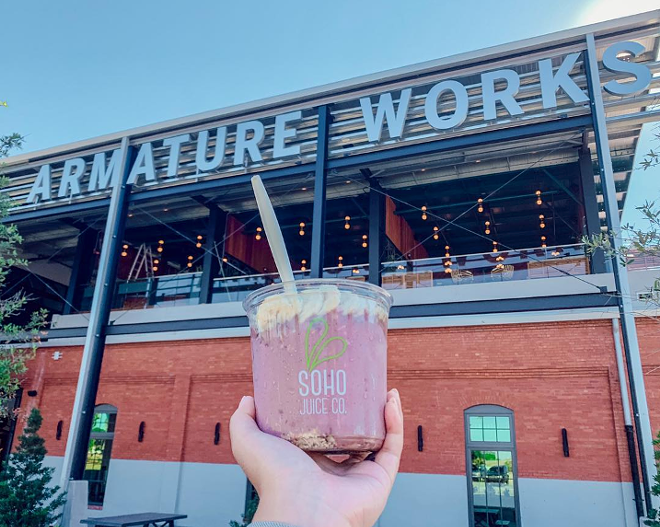 SOHO Juice Co. is officially open at Armature Works