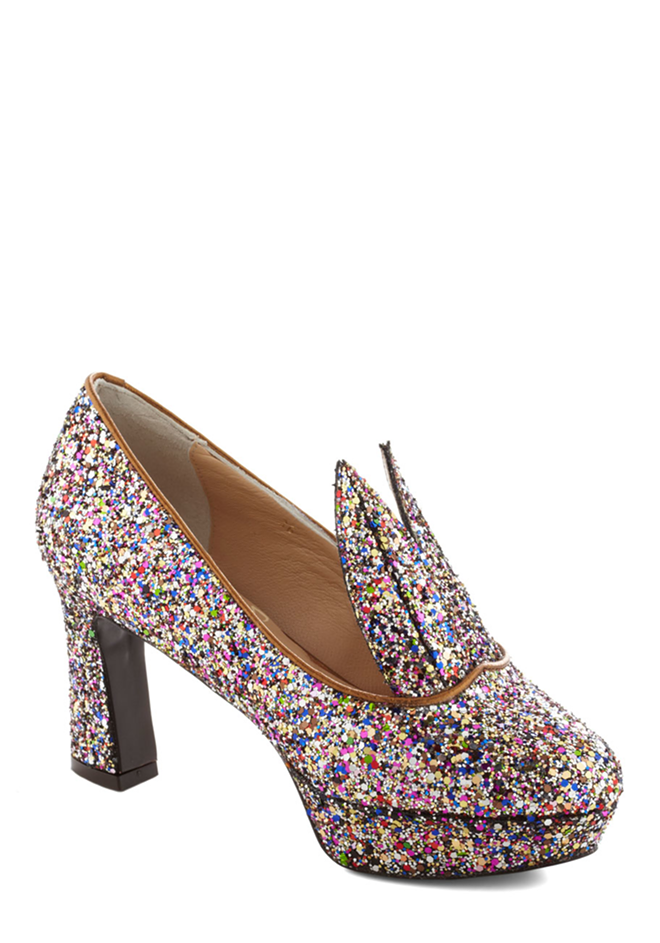Now if you'll excuse me, the bunny shoes and I have some reportin' to do. - Modcloth.com