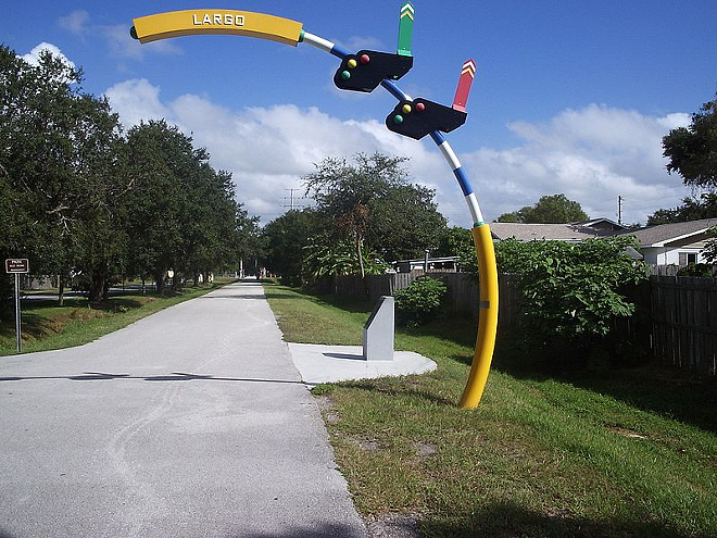 Safety first: Make sure you know the rules of the road before riding the Pinellas Trail. - Philipp Michel Reichold via Wikimedia Commons