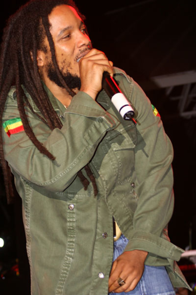 RASTA MAN: Stephen Marley carries on his father Bob's legacy at Coachman Park. - SHANNA GILLETTE