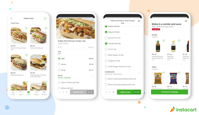 Instacart teams up with Tampa Bay Publix locations for easier Pub Sub delivery