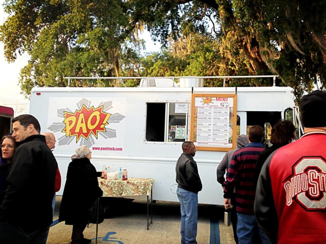 The PAO Truck will offer its Filipino eats at both holiday food truck events. - PAO Truck via Facebook