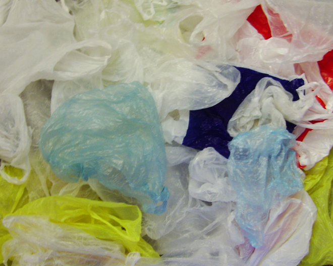 Plastic bags remain a scourge, and local leaders are asking you to stop pitching them into your recycle bin