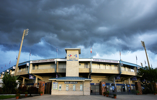 FORECAST CLOUDY: Doubts hover about whether the Blue Jays will stay in Dunedin past 2016. - Kevin Tighe
