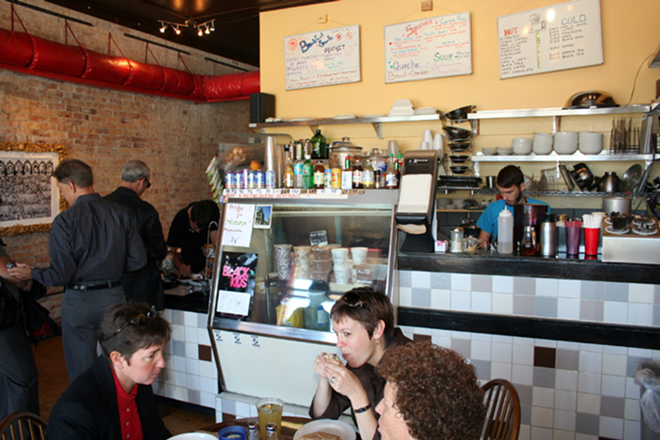 KALE YEAH: Score inventive offerings and hip reading digs at Cafe Hey. - Brian Ries