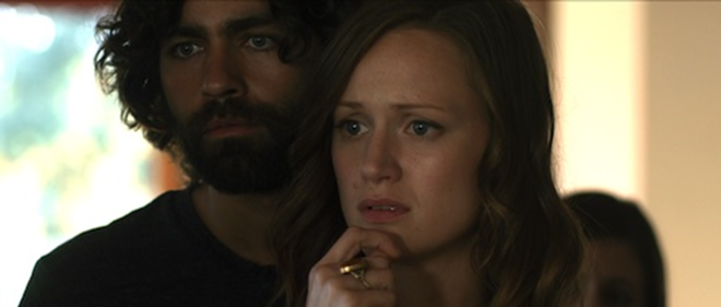 THE END OF THE WORLD AS WE KNOW IT: Adrian Grenier and Kerry Bishe. - Jeff Bollman/Samuel Goldwyn Films