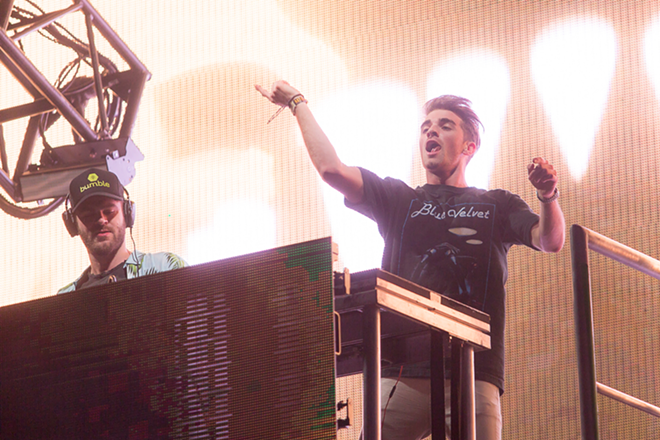 The Chainsmokers play Austin City Limits Music Festival in Austin, Texas on October 8, 2016. - Tracy May