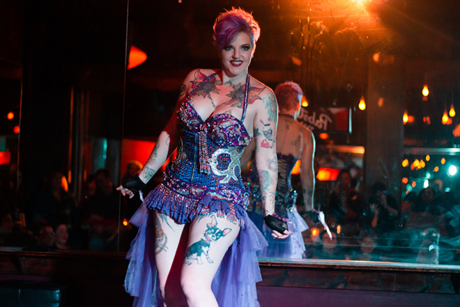 Tampa burlesque dancer Franki Markstone discusses this weekend's Harry Potter-themed show