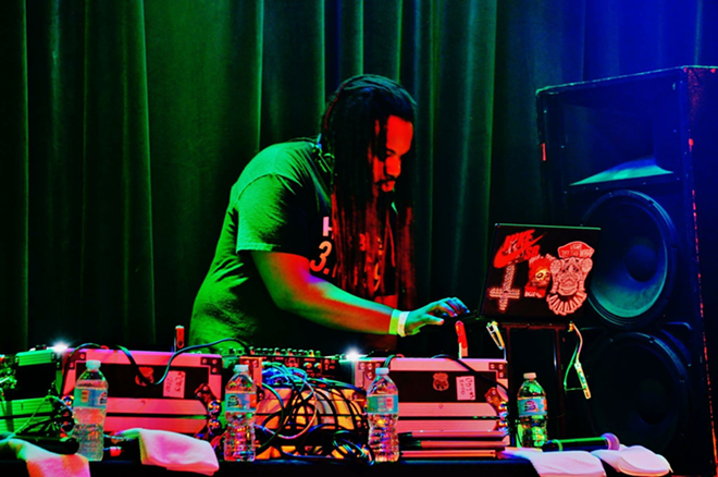 DJ Qeys plays the Orpheum in Ybor City, Florida on July 30, 2016. - Brian Mahar