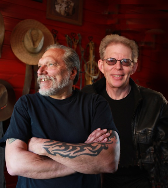 FISHED IN: Jorma Kaukonen and Jack Casady of Hot Tuna. They play the Straz on Sat., July 14. - Scotty Hall