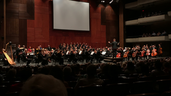 The Florida Orchestra plays David A. Straz Center for the Performing Arts in Tampa, Florida on February 9, 2018. - Brendan McGinley