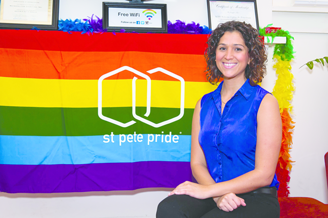 St. Pete Pride board chair Scion Provenzano at the LGBT Welcome Center. - Nick Cardello