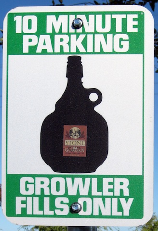 The standard growler holds about four beers, but remains illegal in Florida. Legislation in the House and Senate could change that. - steussy.com