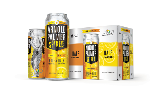 Yup, cans of Arnold Palmer Spiked Half & Half are now a thing. - Courtesy of MillerCoors